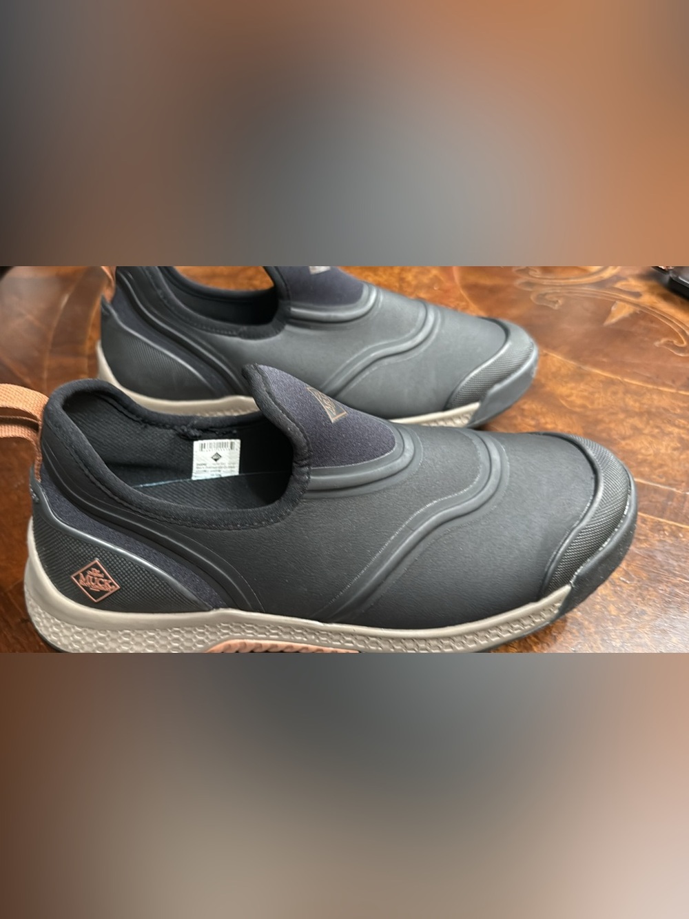 Men's muck  Slip-On Waterproof Shoes - Black